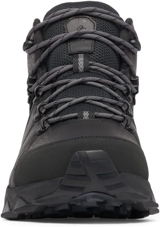 Columbia Herren Peakfreak Ii Mid Outdry Wp Leather Wanderstiefel 40 EU Black X Graphite, 40 EU Black