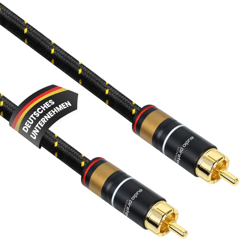 audio pirates by cammica Cinch Kabel 1x RCA Stecker auf 1x RCA Stecker, Audio-Kabel | High-End Audio
