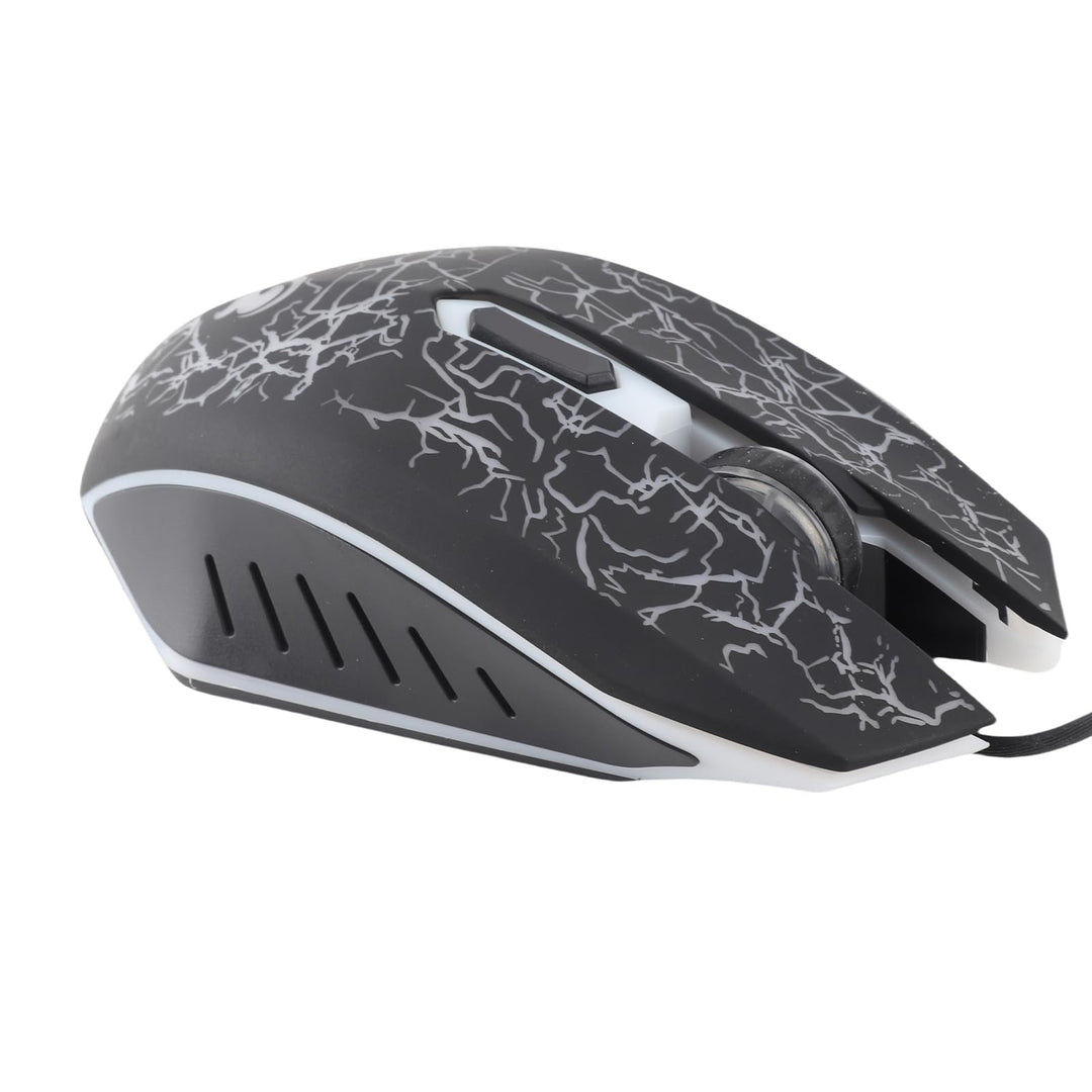 Dpofirs A70 Professional Wired Gaming Mouse, Universelle Optische USB Gaming Maus mit Bunt Atmendem