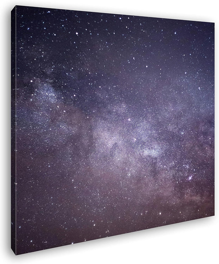 deyoli Zauberhafte Milchstrasse Format: 60x60 als Leinwand, Motiv fertig gerahmt auf Echtholzrahmen,
