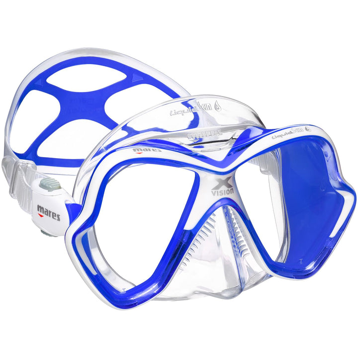 Mares Tauchmaske X-Vision Ultra Ls Einheitsgrösse Blue White/ Clear Blue, Einheitsgrösse Blue White/