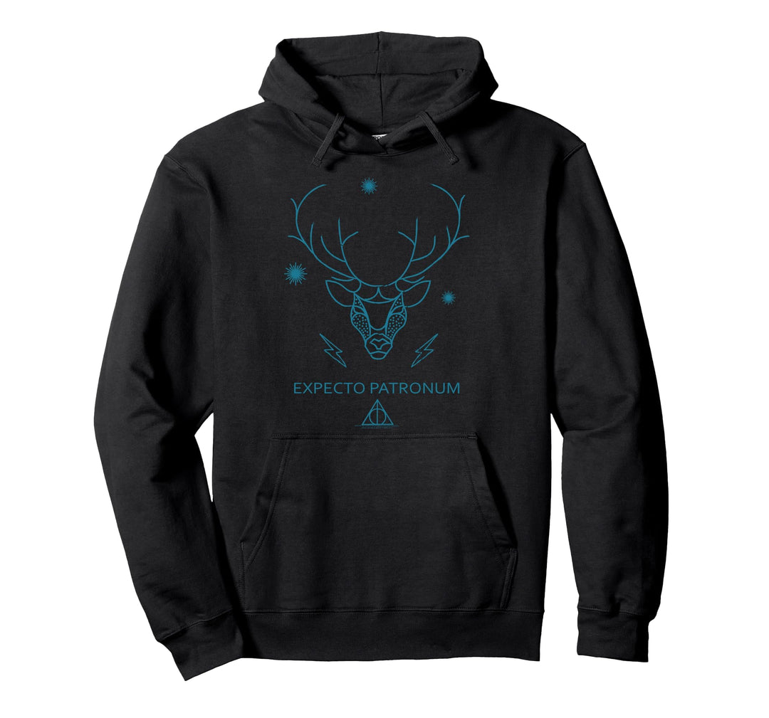 Harry Potter Expecto Patronum Deathly Hollows Pullover Hoodie
