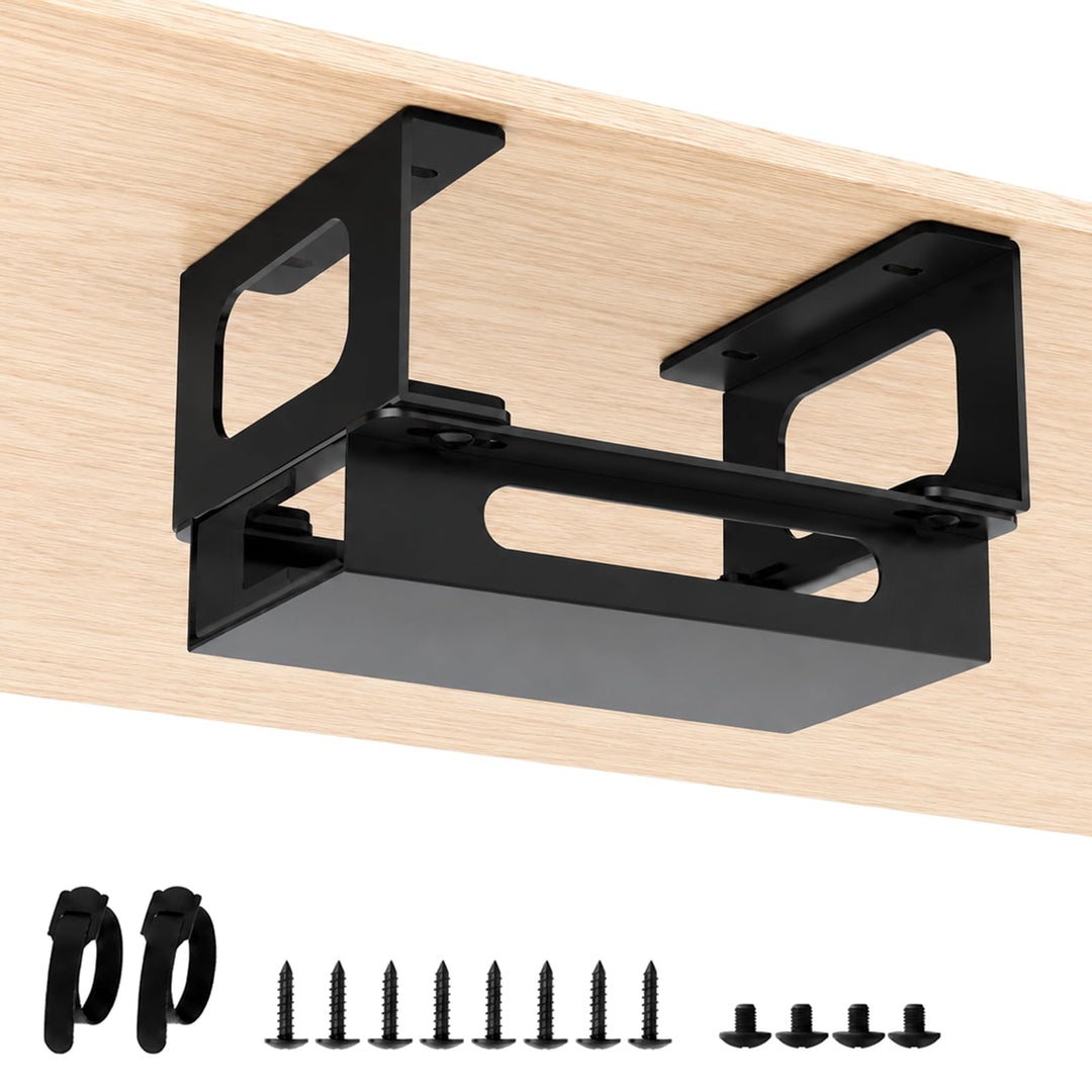Metall Untertisch Halterung Kompatibel mit CalDigit TS4 / TS3 Plus / TS5 Dock + Netzteil Ladekabel V