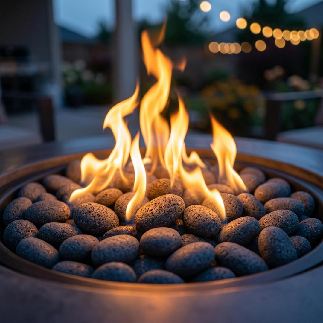 Midwest Hearth Lavasteine – 100% natürliche Lavasteine für Kamine und Gasöfen