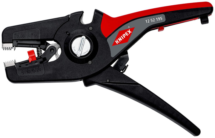 KNIPEX PreciStrip16 Automatische Abisolierzange, in Blister, 0,08-16 mm², Feinjustierung, einstellba