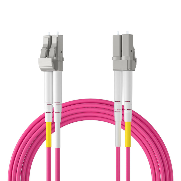 ipolex LC zu LC Glasfaser Patchkabel Multimode, 10/40Gb OM4 Glasfaserkabel, Duplex 50/125μm Glasfase