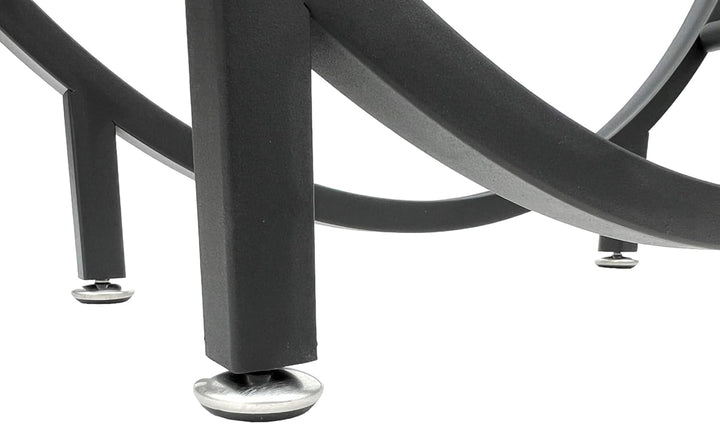 DanDiBo Kaminholzregal Innen Metall Schwarz Stehend Rund 60 cm Kaminholzständer 96468 Kaminholzhalte