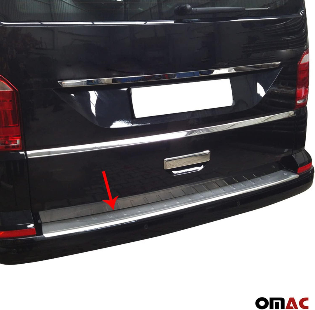OMAC Ladekantenschutz Stossstangenschutz für VW Transporter Multivan Caravelle T6 2015-2024 Heckklap