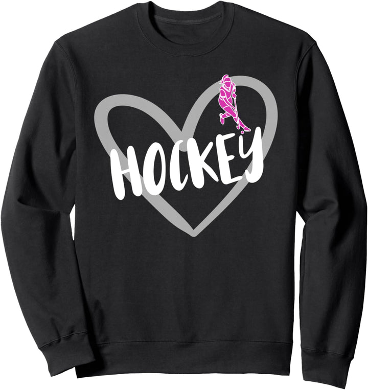Feldhockey Hockey Herz Sweatshirt