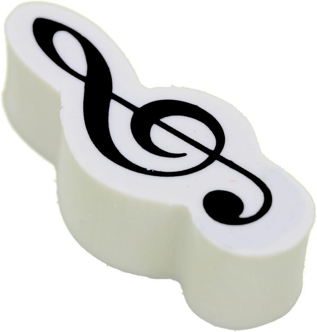 Radiergummi Violinschlüssel (10-Stück-Packung)
