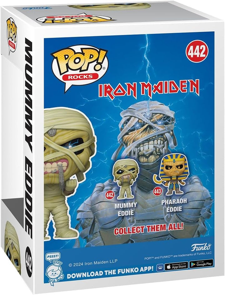 Funko Pop! Rocks: Iron Maiden - Eddie Mummy Eddie - Vinyl-Sammelfigur - Geschenkidee - Offizielle Ha