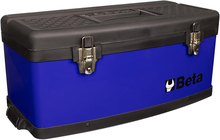 Beta C41H-B Werkzeugtrolley (mobiler Werkzeugkoffer, Werkstattzubehör, robuster Blechrahmen, stapelb