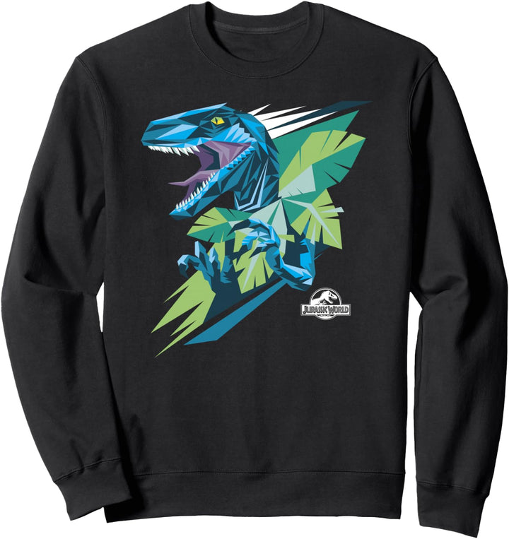 Jurassic World Blue Raptor Cartoon Style Sweatshirt