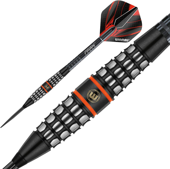 WINMAU Sicario 25g Profi Wolfram Steeltip Dartpfeile Set mit Flights und Schäfte