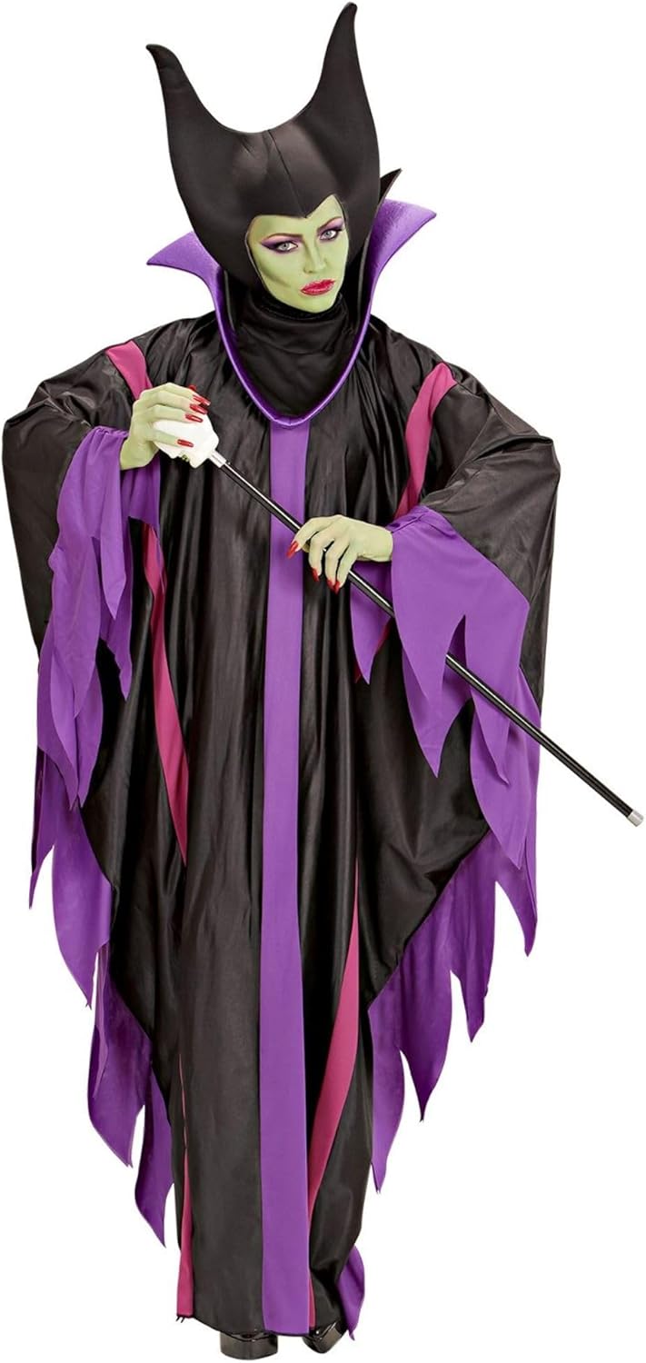 "MALEFIZIA" (dress with stand-up collar, hat) - (L), L