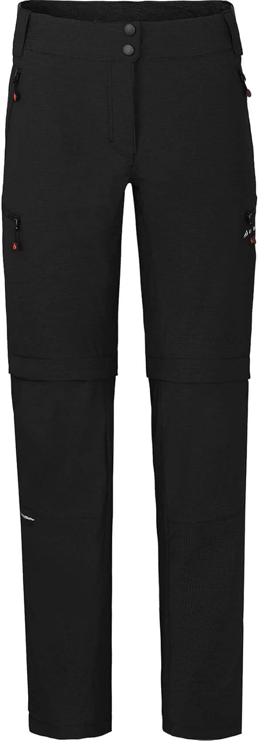 Bergson VALLI zip-off | Damen Radhose, robust elastisch - robust - elastisch - wasserabweisend - sch