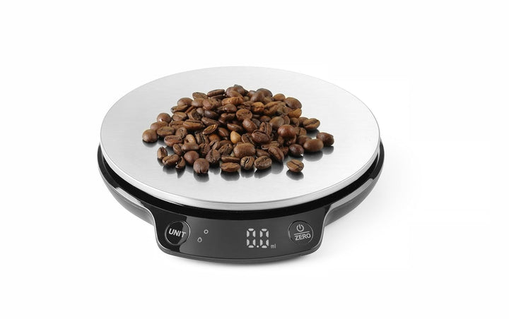 HENDI Digitale Küchenwaage, Haushaltwaage, Hochpräzisions, für max 3kg, mit eingebautem Digital-Disp