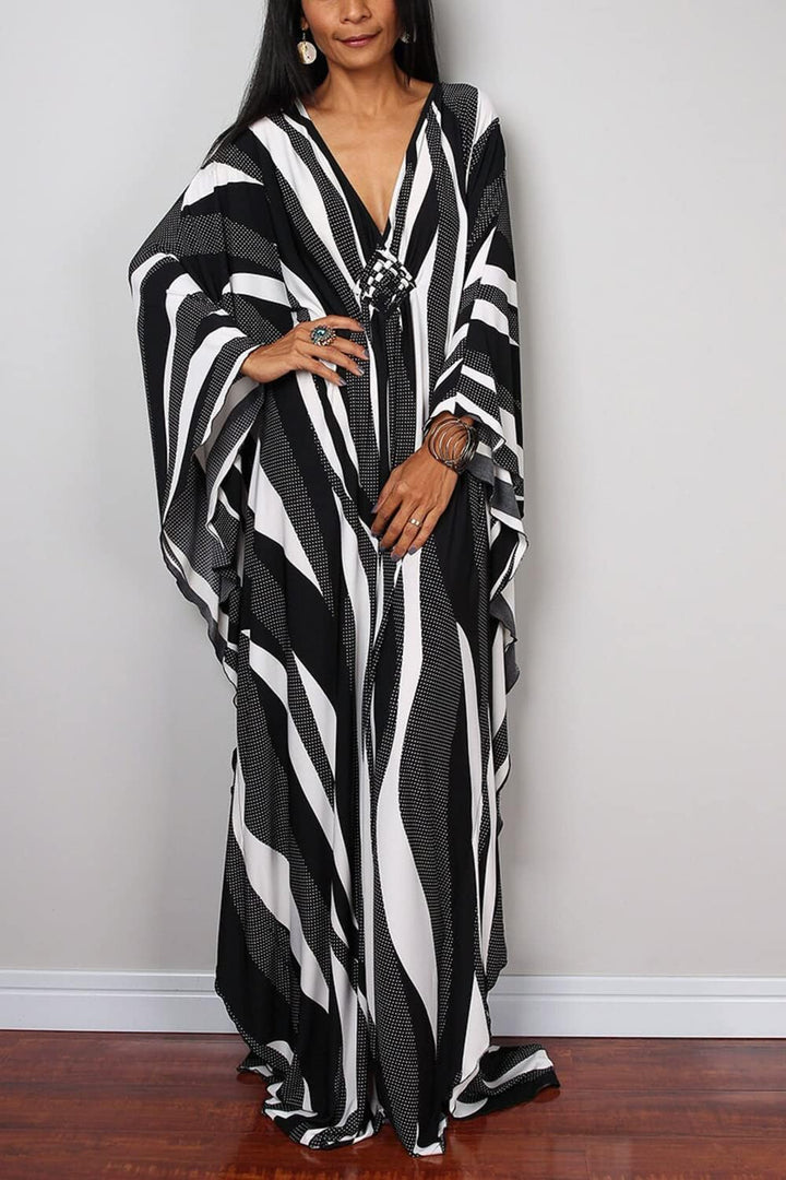 YouKD Frauen Sommer Lange Kaftan Maxi Bohemian Kleid Strand Vertuschungen Bikini Robe Loungewear One