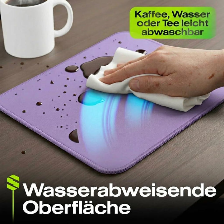 Sidorenko Mauspad 28x20cm - Mousepad mit Vernähte Kanten - Mouse Pad rutschfest - Mausunterlage in F