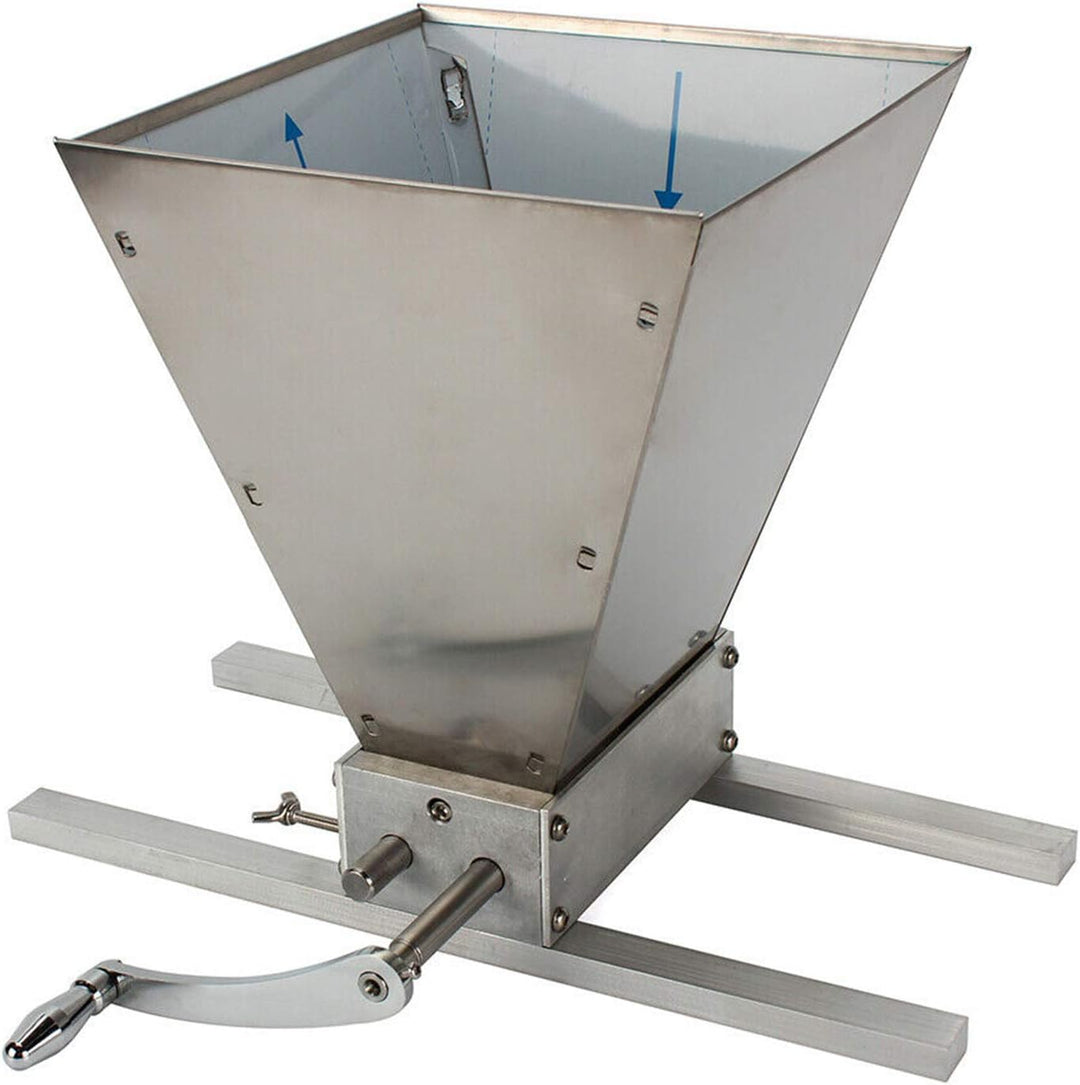 Verstellbare MalzmüHle Heimbrauer, Getreidemühle Handmühle Malzmühle, Futtermühle Nussmühle Regelven