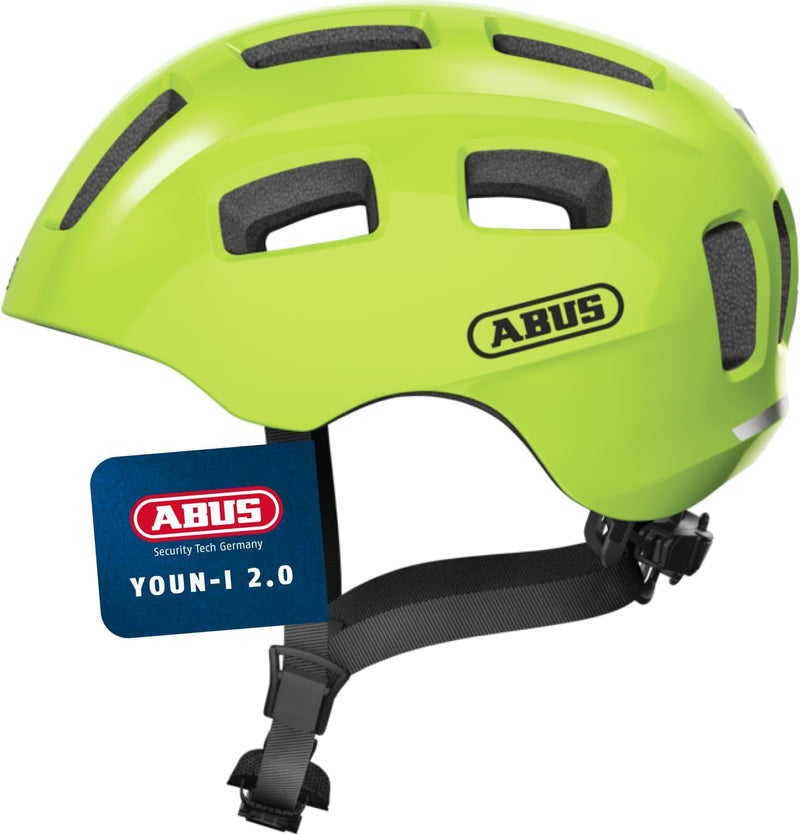 ABUS Fahrradhelm Youn-I 2.0 - mit Licht für Kinder, Jugendliche und junge Erwachsene - für Mädels un