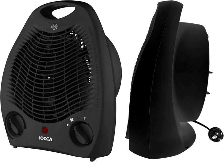 Jocca Elektroheizung 2000 W, Heizfunktion und Ventilator, 2 Geschwindigkeitsstufen für Wärmefunktion