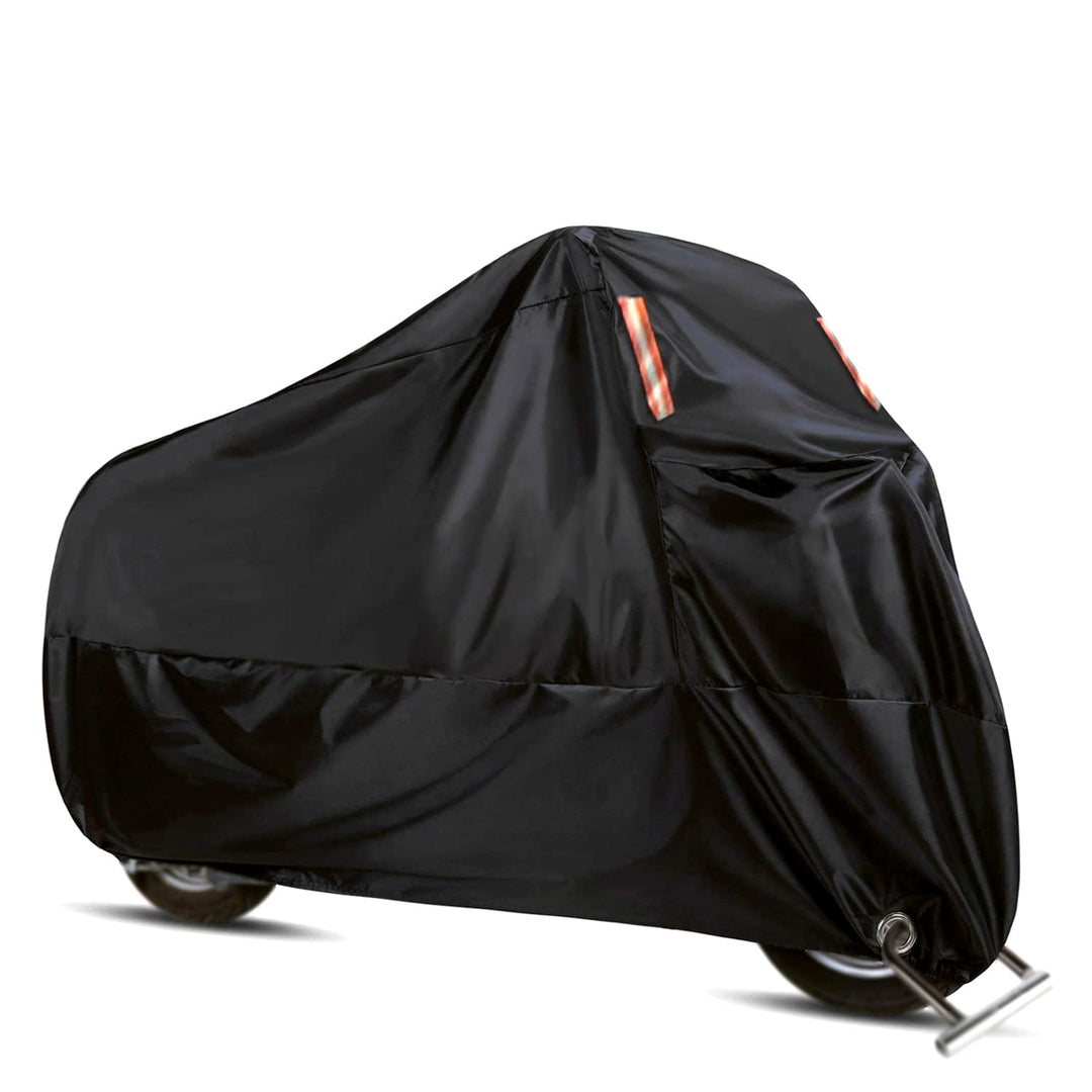 WinPower Motorradabdeckung Motorrad Abdeckplane Abdeckung Schutzhülle Windfest Wasserdicht 210D Outd