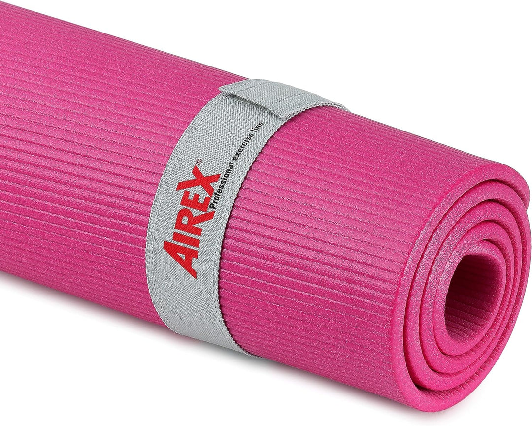 Airex Gymnastikmatte Fitline 180 inkl. Ösen, Turnmatte, Sportmatte, Fitnessmatte Pink, Pink