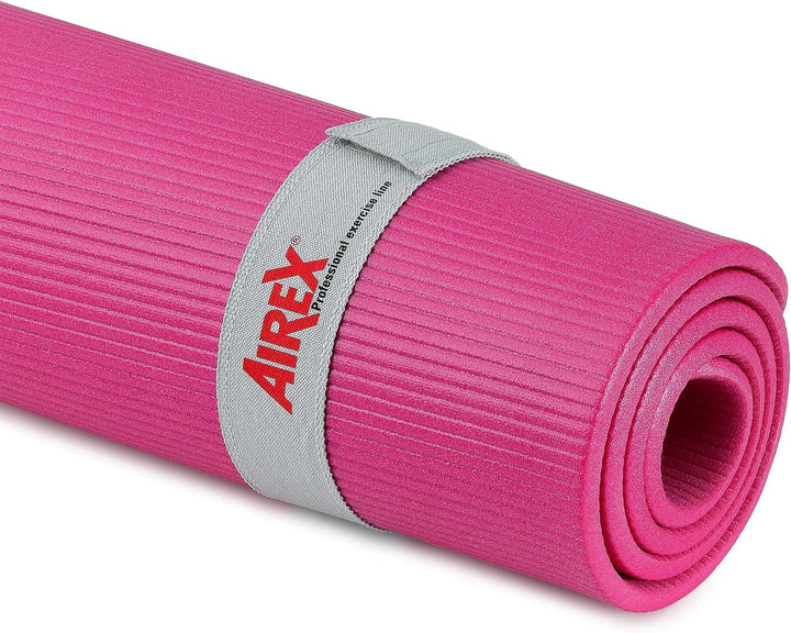 Airex Gymnastikmatte Fitline 180 inkl. Ösen, Turnmatte, Sportmatte, Fitnessmatte Pink, Pink