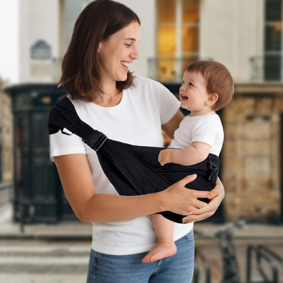 Tragetuch Baby & Seitentrage - Ergonomische Hüfttrage für Baby & Kleinkind mit Hüftsitz, ASTM Zertif