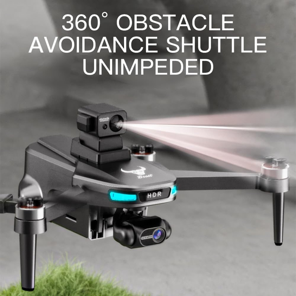 X-Verse ZLL SG109MAX2 Drohne mit Kameras 4K, Bildschirmfernsteuerung, 3 Achsen Gimbal, RC 3KM, 360d°