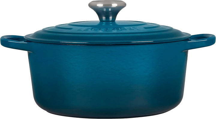 Le Creuset Signature Gusseisen-Bräter mit Deckel, Ø 24 cm, Rund, Für alle Herdarten und Induktion ge