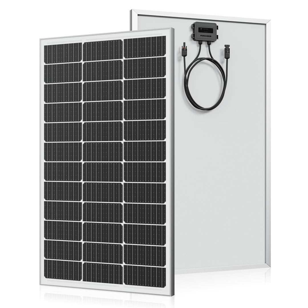 Solarpanel 120W, 12V PV Modul, SMBB Technologie, Hohe Effizienz Monocrystalline Solarmodul, Aluminiu