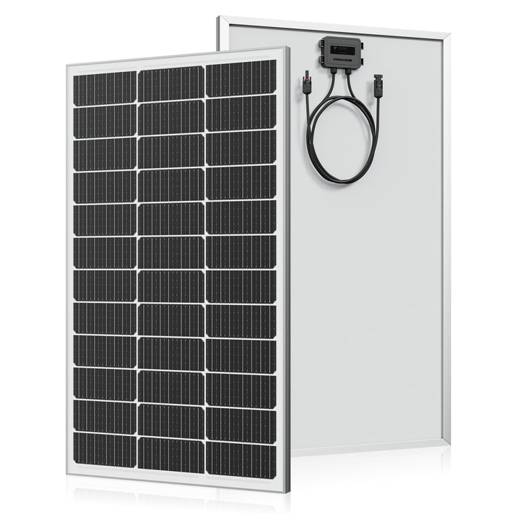 Solarpanel 120W, 12V PV Modul, SMBB Technologie, Hohe Effizienz Monocrystalline Solarmodul, Aluminiu