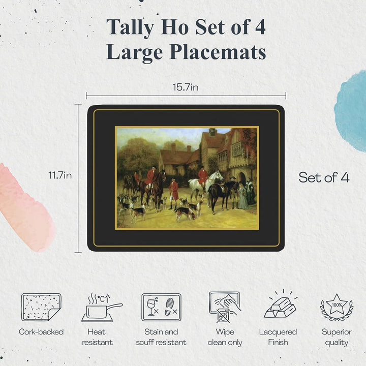 Tally Ho Tischunterlage 4 Stück (m)