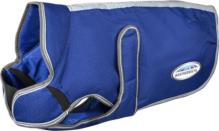 Weatherbeeta - Hund Comfitec Premier Kostenlos Parka Delux Hundemantel - Dunkelblau/Grau/Weiss 30cm,