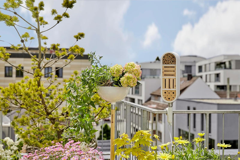 Gardena ClickUp! Insektenhotel: Schutzgehäuse für Artenvielfalt, wetterfest, ganzjährig einsetzbar,