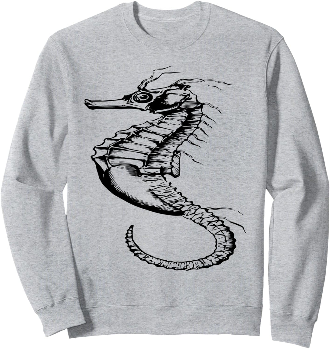 Seepferdchen zeichnen Sweatshirt