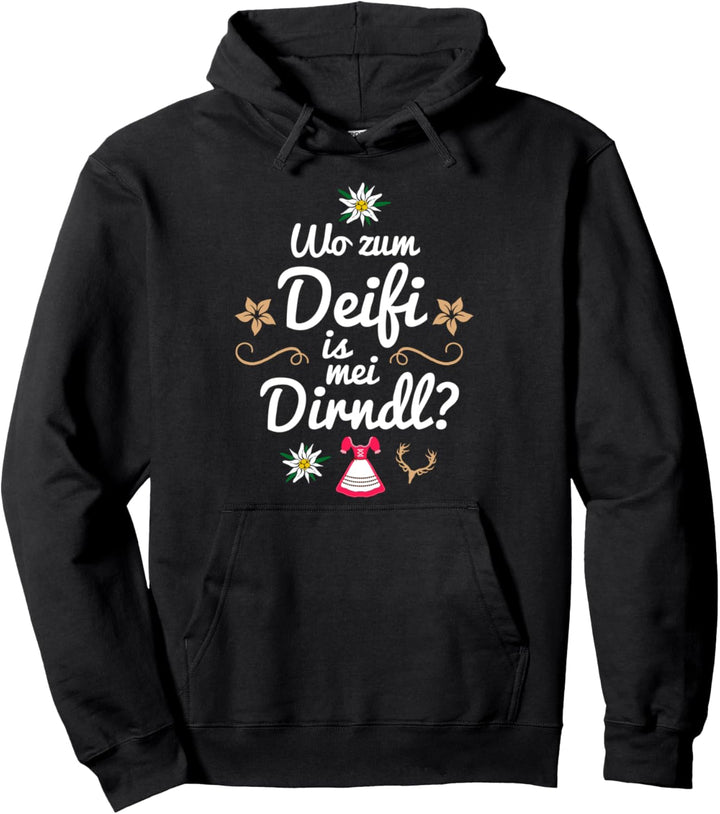 Dirndl Shirt Trachtenshirt Damen Kompatibel für Oktoberfest Pullover Hoodie