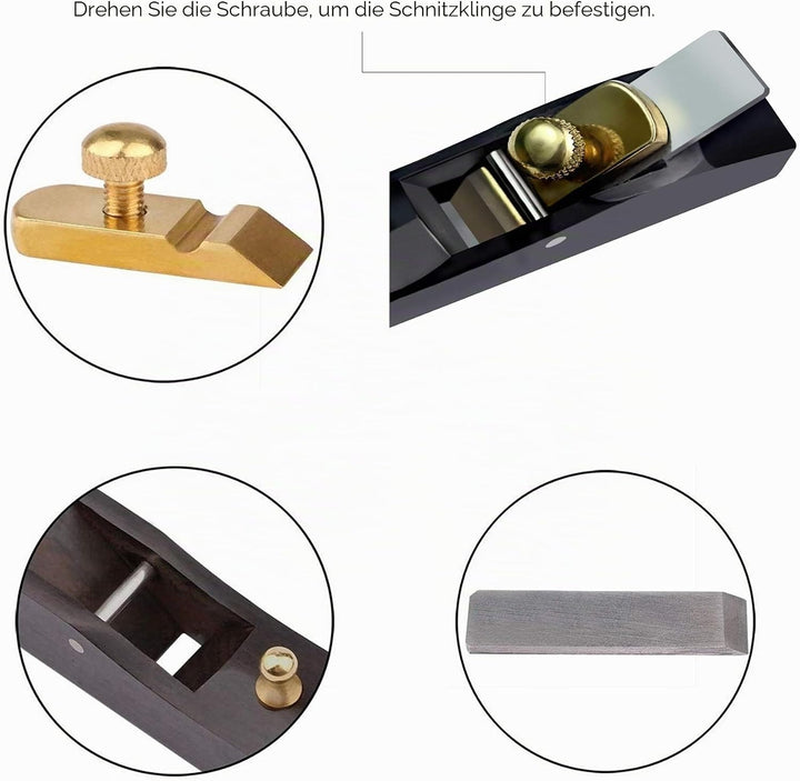 LONG COO Mini Holzhobel,hobel,Mini Hobel Einhandhobel, handhobel holz,mini hobel holz,handhobel klei