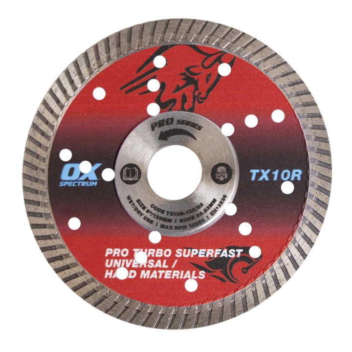 Spectrum Superior Turbo Dia Blade - Multi-Steel - 125/22.23mm, 125/22.23mm