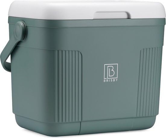 Brisby Kühlbox - 13 und 22 Liter, 18 Stunden warm - 40 Stunden kühl - Inklusive Kühlelemente 450 ML