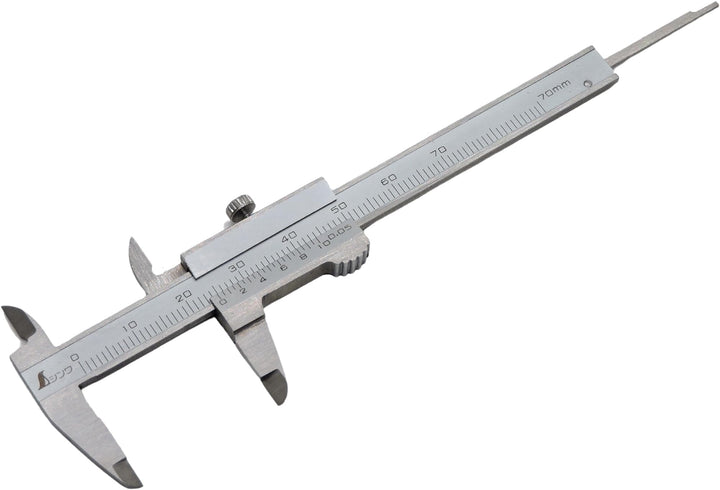 Shinwa 19892 Mini Messschieber aus Edelstahl 70mm - Hochwertige Schieblehre mit 0,05mm Genauigkeit