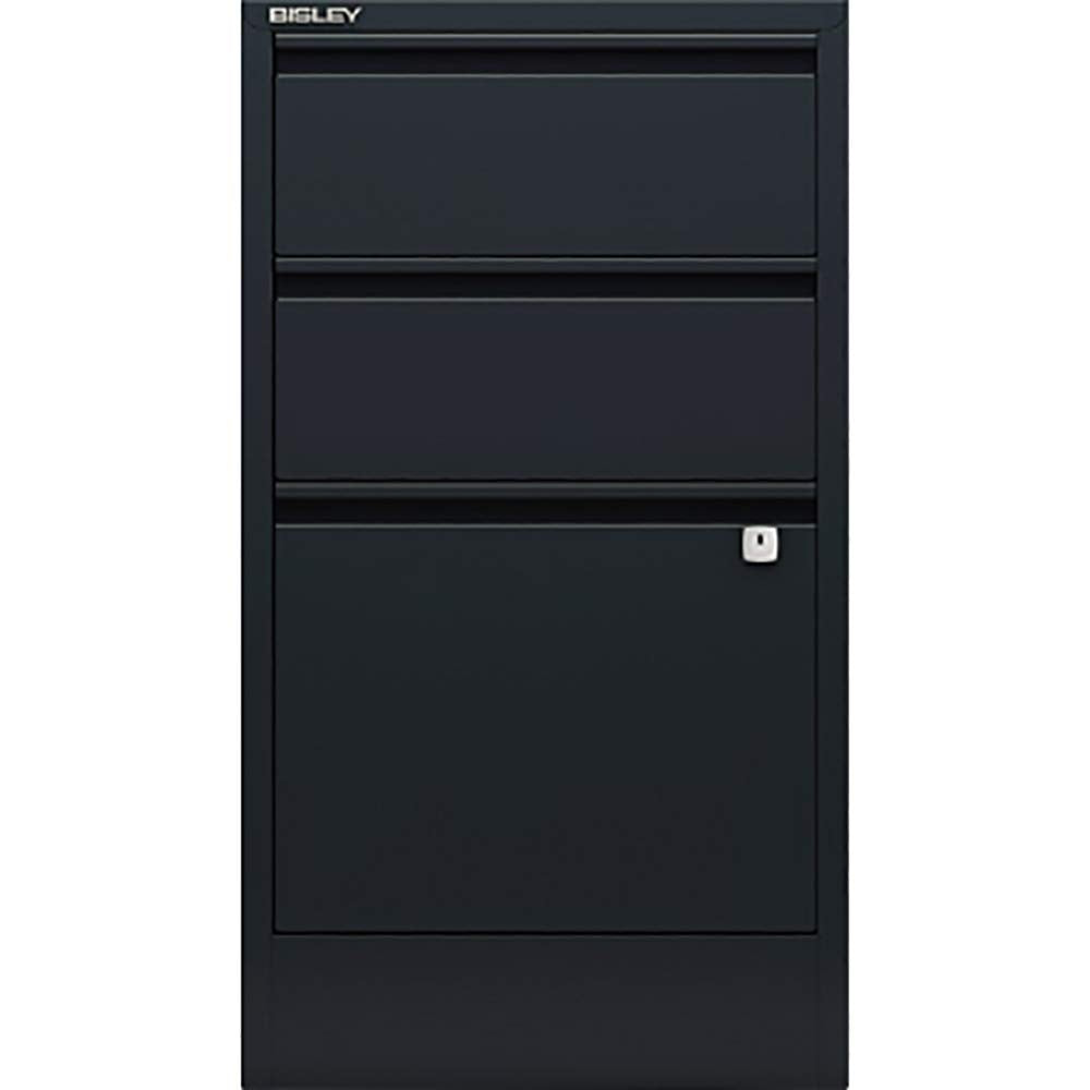 Bisley Home Filer, 2 Universal-, 1 HR-Schublade, Metall, 634 Anthrazit, 40 x 41.3 x 67.2 cm, 634 Ant