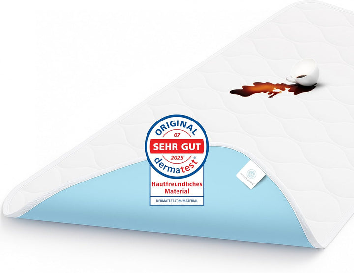 Inkontinenz Bettunterlage 90x150 cm - [SEHR Weich & Saugstark] - Inkontinenzunterlage Waschbar - [Wi