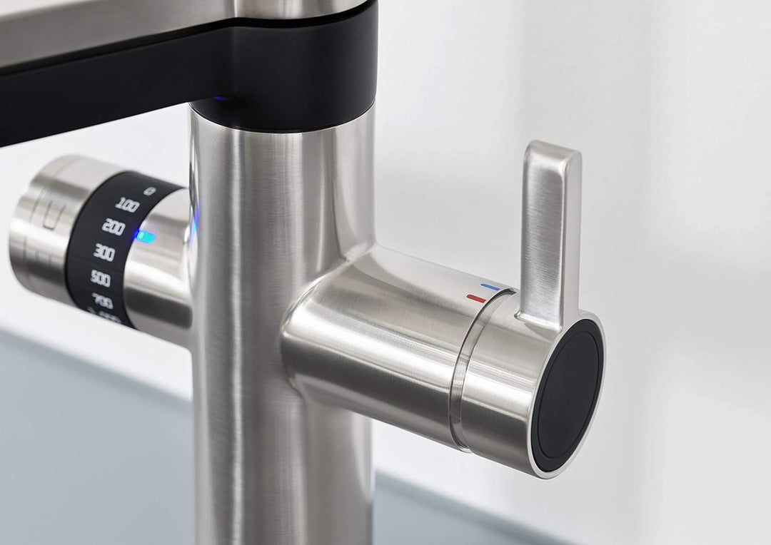 BLANCO drink.soda EVOL-S Pro PVD Steel | Multifunktionales Soda-Wassersystem | Gekühltes Wasser in s