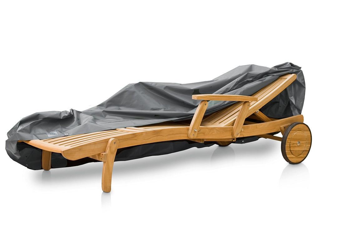 Casa Mina Abdeckhaube Schutzhülle für Sonnenliege grau 200x70x56/40cm (Robusta 240256)