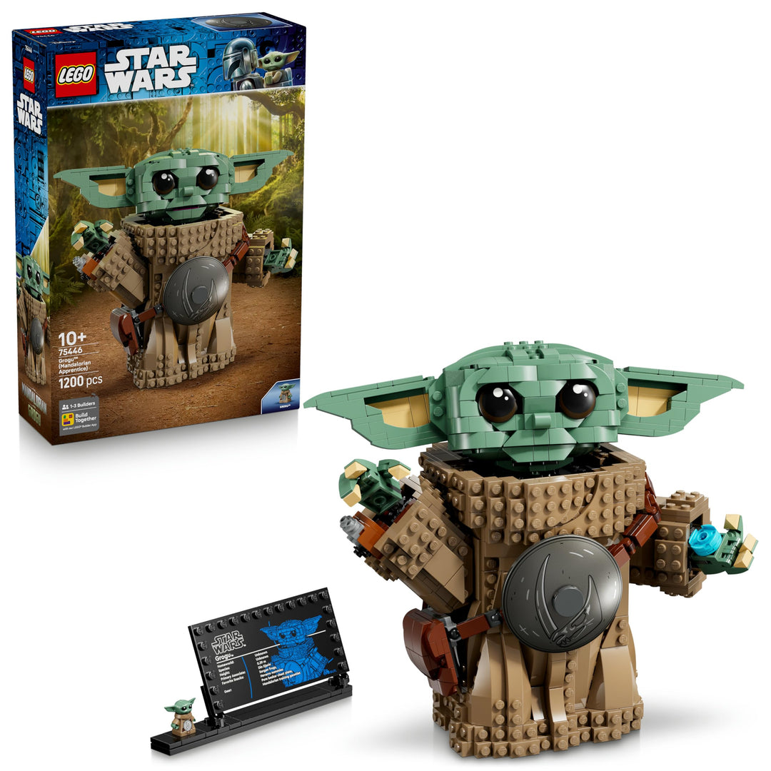 LEGO Star Wars 75446 Grogu (Lehrling des Mandalorianers) - Spielfigur Modellbau mit Beskar-Rüstung a