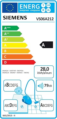 Siemens Staubsauger mit Beutel synchropower VS06A212, Bodenstaubsauger, Hygiene-Filter, Bodendüse fü