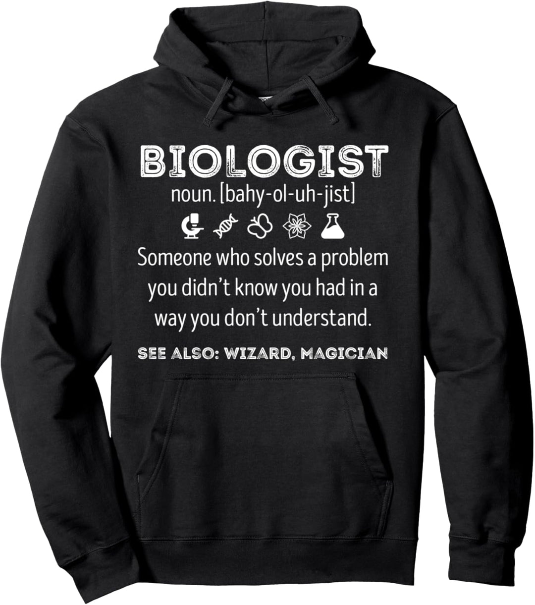 Lustige Biologen Definition Biologie Wissenschaft Geschenk Pullover Hoodie